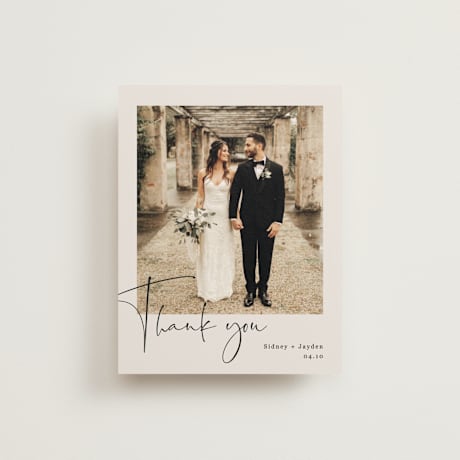 Wedding Thank You Postcards