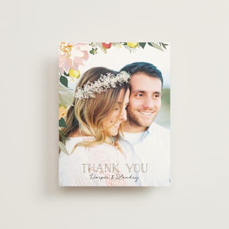 Wedding Thank You Postcards