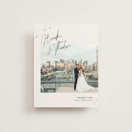 Wedding Thank You Postcards