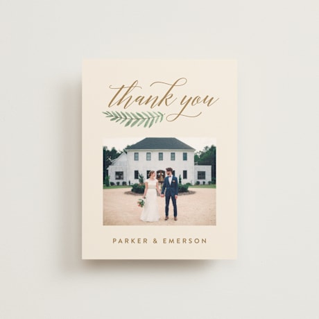 Wedding Thank You Postcards