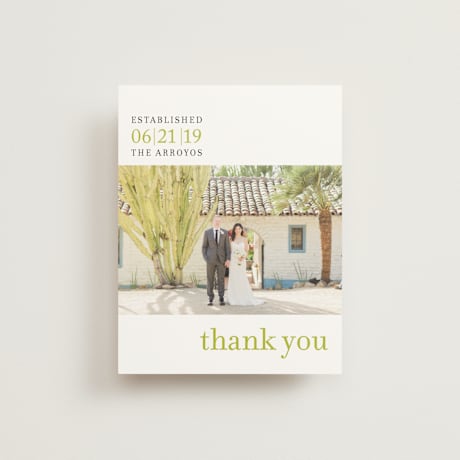 Wedding Thank You Postcards