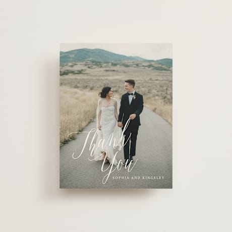 Wedding Thank You Postcards