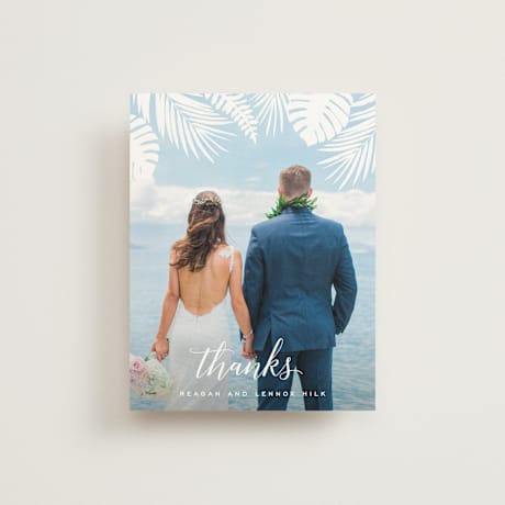Wedding Thank You Postcards
