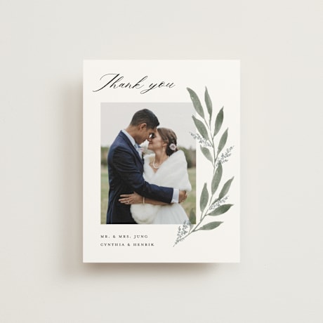 Wedding Thank You Postcards