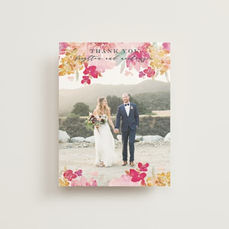 Wedding Thank You Postcards