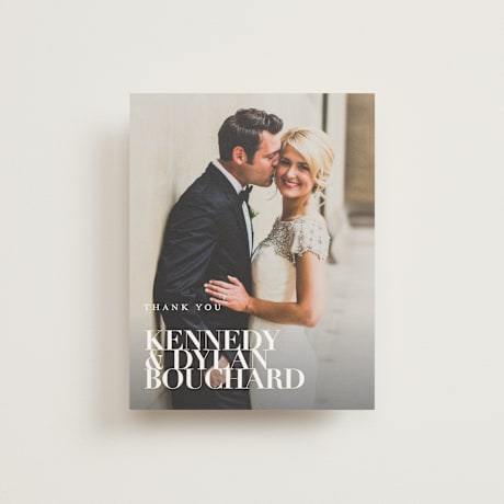 Wedding Thank You Postcards