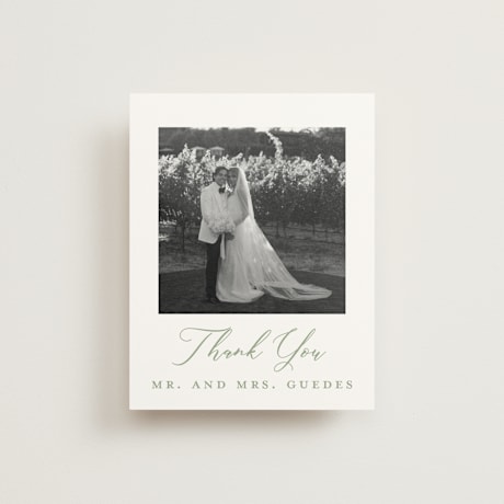 Wedding Thank You Postcards