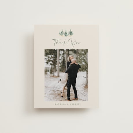 Wedding Thank You Postcards