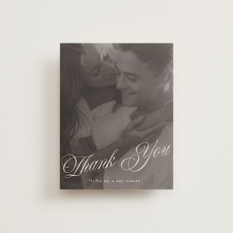 Folded Wedding Thank You Cards