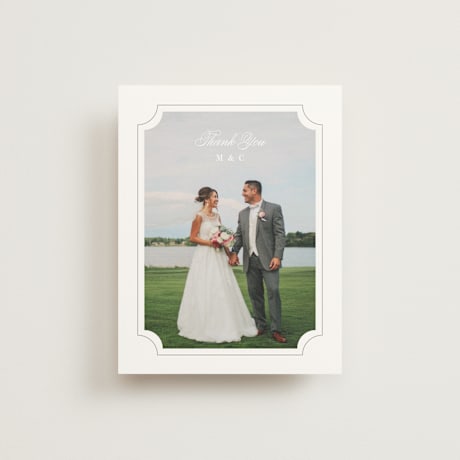 Folded Wedding Thank You Cards