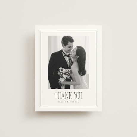 Folded Wedding Thank You Cards