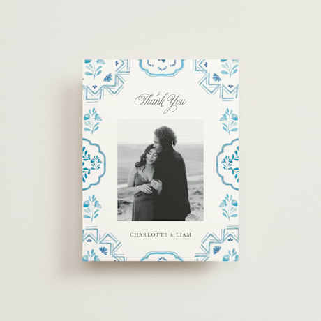 Folded Wedding Thank You Cards