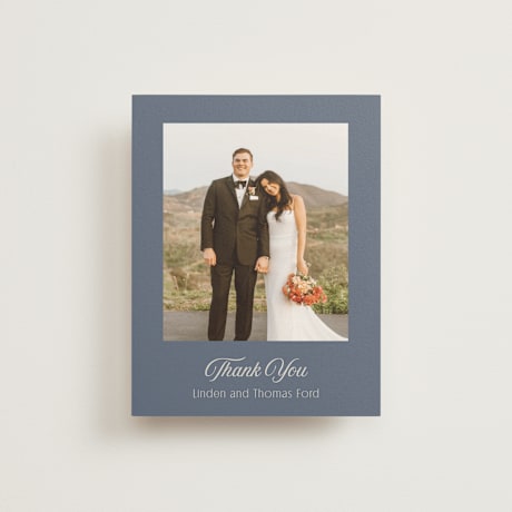 Folded Wedding Thank You Cards