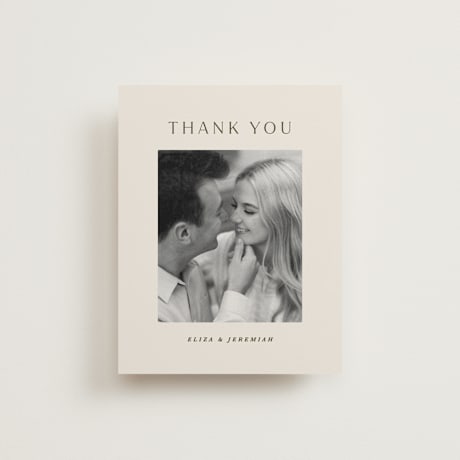 Folded Wedding Thank You Cards