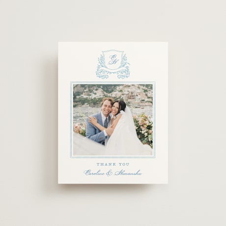 Folded Wedding Thank You Cards