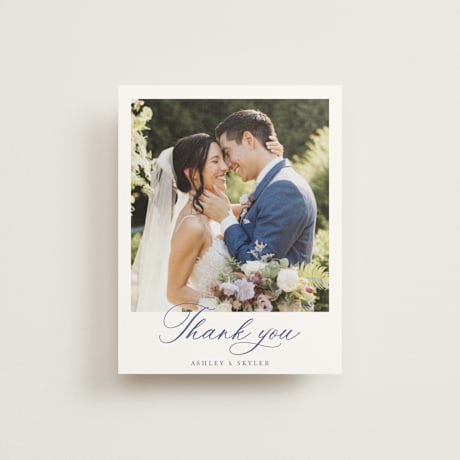 Folded Wedding Thank You Cards