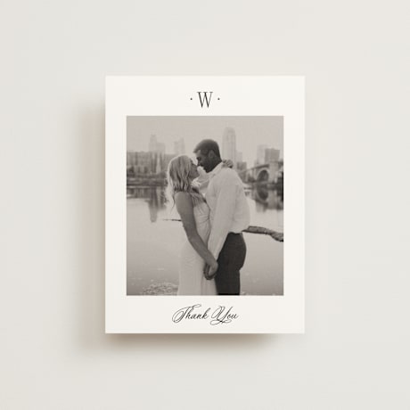 Folded Wedding Thank You Cards