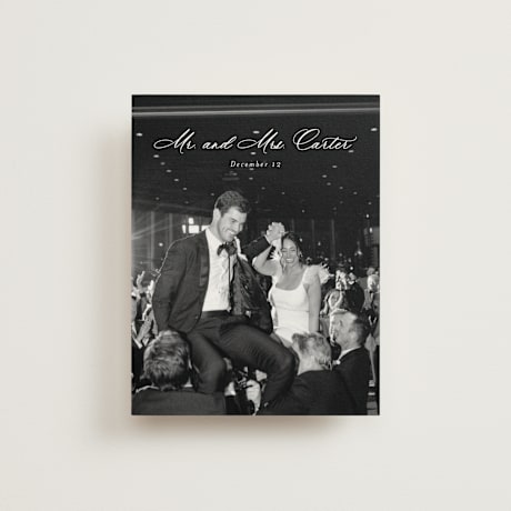 Folded Wedding Thank You Cards