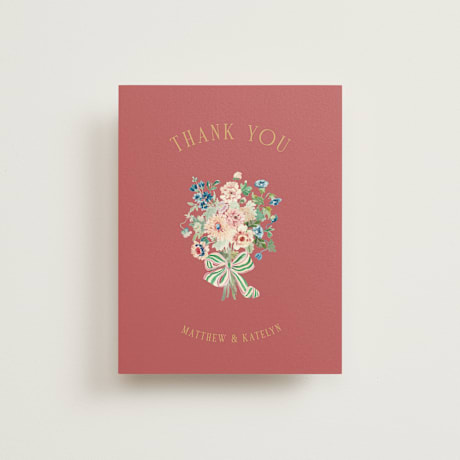 Folded Wedding Thank You Cards