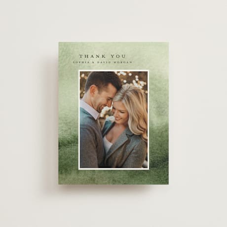 Folded Wedding Thank You Cards