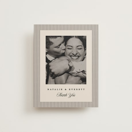 Folded Wedding Thank You Cards