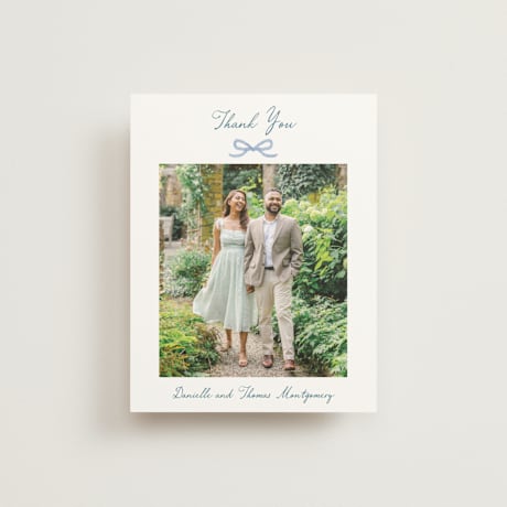 Folded Wedding Thank You Cards