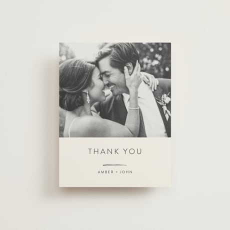 Folded Wedding Thank You Cards