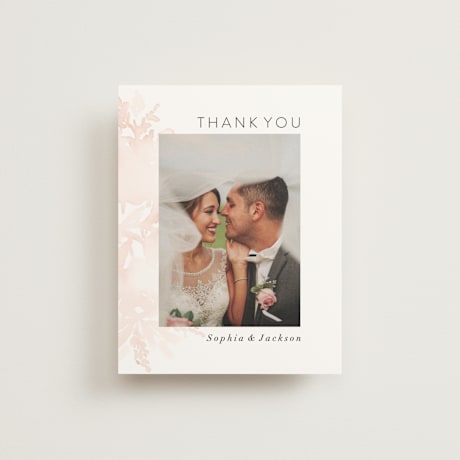Folded Wedding Thank You Cards