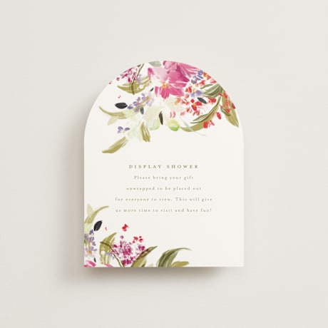 Bridal Shower Insert Cards