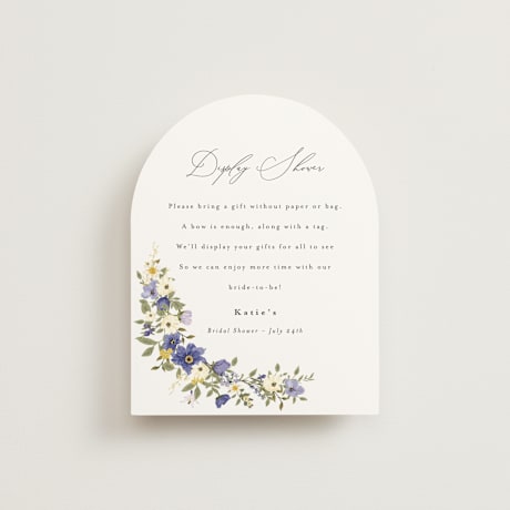 Bridal Shower Insert Cards