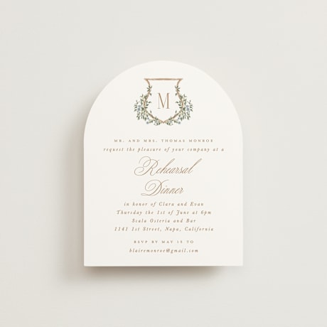 Rehearsal Dinner Cards
