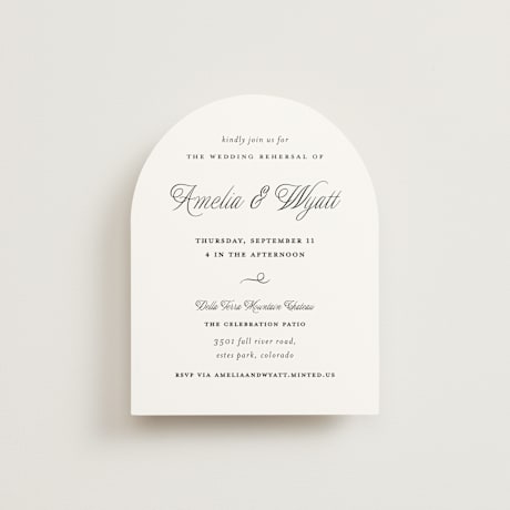 Rehearsal Dinner Cards