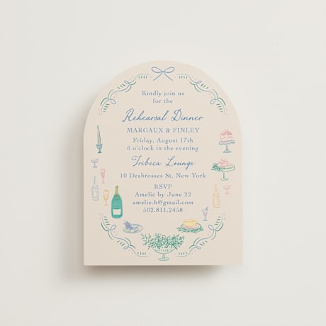 Rehearsal Dinner Cards