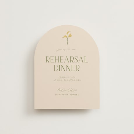 Rehearsal Dinner Cards