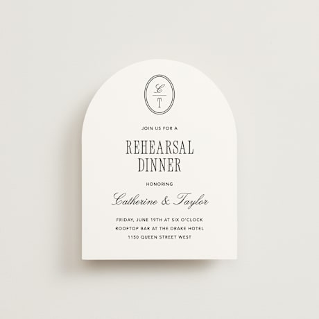 Rehearsal Dinner Cards