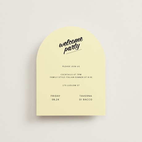 Rehearsal Dinner Cards