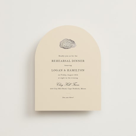 Foil-Pressed Rehearsal Dinner Cards