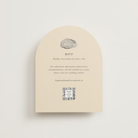 Foil-Pressed RSVP Online Enclosure Cards