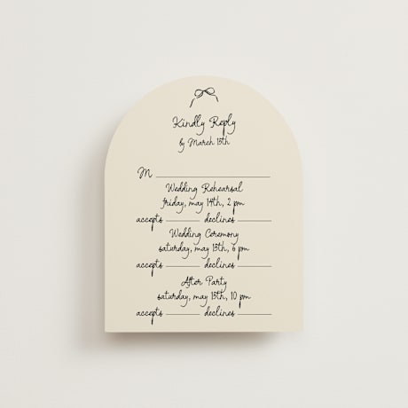 Multi-Event RSVP Cards