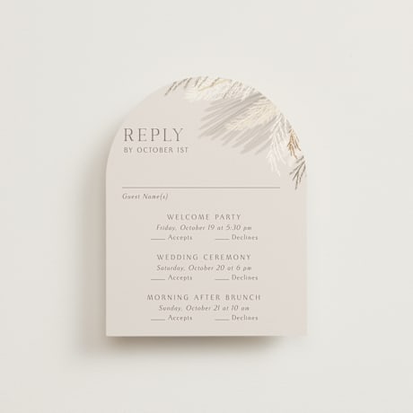 Multi-Event RSVP Cards