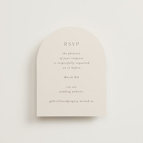 RSVP Online Enclosure Cards