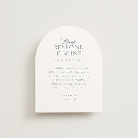 RSVP Online Enclosure Cards