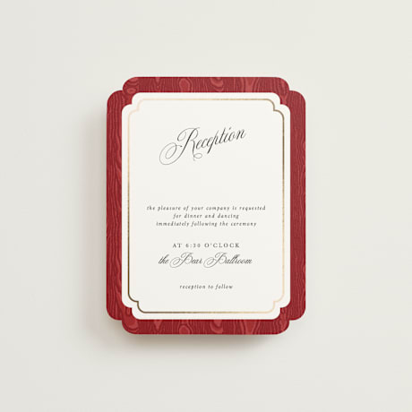 Foil-Pressed Reception Cards
