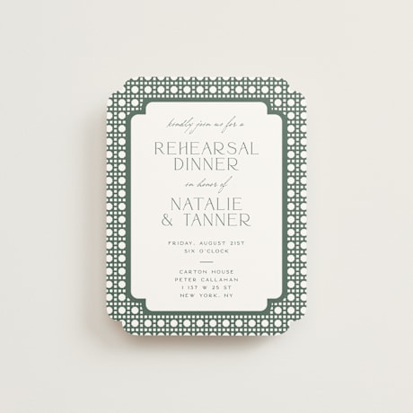 Rehearsal Dinner Cards