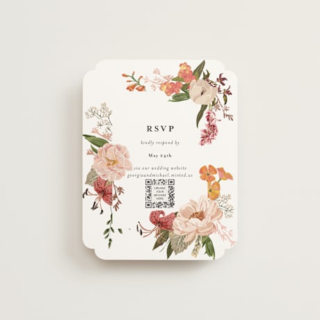 Foil-Pressed RSVP Online Enclosure Cards