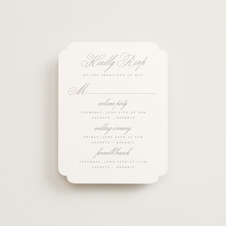 Multi-Event RSVP Cards