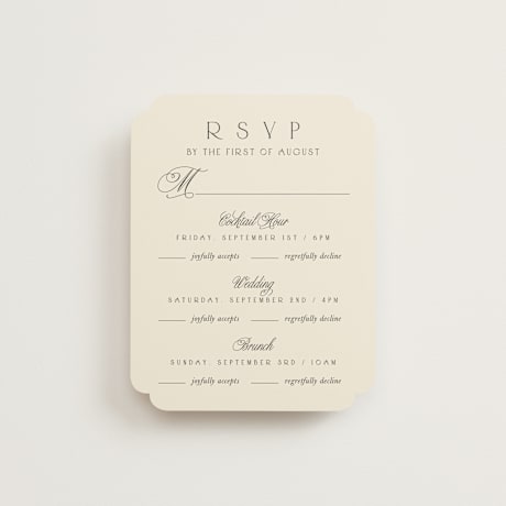 Multi-Event RSVP Cards