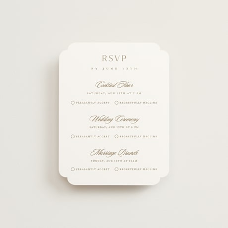 Multi-Event RSVP Cards