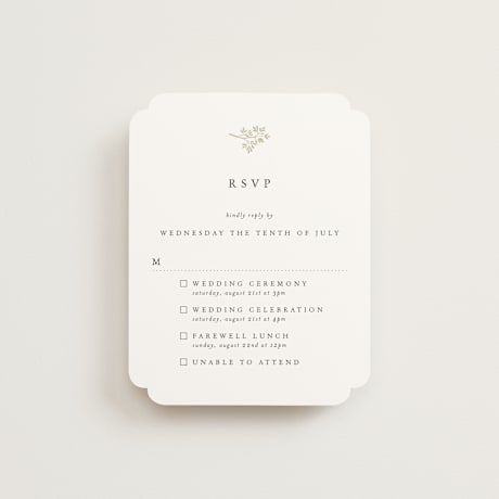 Multi-Event RSVP Cards