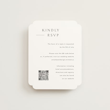 RSVP Online Enclosure Cards